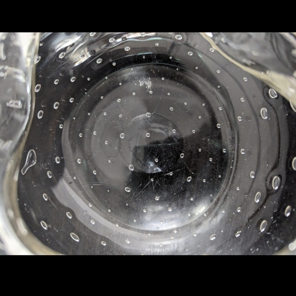 Blenko Controlled Bubble Ashtray - Picture 8 of 8